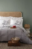 APRİCİTAS HOME UYKU SETİ SOFTLY MIGRA GRAY ÇİFT KİŞİLİK - 1