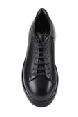 Shoetyle - Siyah Deri Bağcıklı Erkek Sneaker 250-1012 thumbnail 5