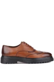 Shoetyle - Taba Deri Bağcıklı Erkek Klasik Ayakkabı 250-400 thumbnail 1