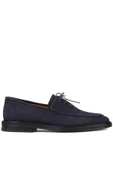 Shoetyle - Lacivert Nubuk Bağcıklı Erkek Klasik Ayakkabı 250-7511 - 1