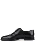 Shoetyle - Siyah Deri Bağcıklı Erkek Klasik Ayakkabı 250-450 - 3