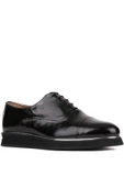 Shoetyle - Siyah Rugan Deri Bağcıklı Erkek Klasik Ayakkabı 250-2030 thumbnail 2