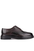 Shoetyle - Bordo Deri Bağcıklı Erkek Klasik Ayakkabı 250-400 - 1
