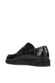 Shoetyle - Siyah Croco Deri Erkek Klasik Ayakkabı 250-2371 thumbnail 4