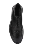 Shoetyle - Siyah Deri Bağcıklı Erkek Klasik Ayakkabı 250-400 - 5