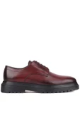 Shoetyle - Bordo Deri Bağcıklı Erkek Klasik Ayakkabı 250-2013 thumbnail 1