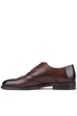 Shoetyle - Kahverengi Deri Bağcıklı Erkek Klasik Ayakkabı 250-450 thumbnail 3