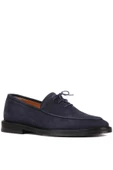 Shoetyle - Lacivert Nubuk Bağcıklı Erkek Klasik Ayakkabı 250-7511 - 2
