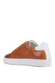 Shoetyle - Taba Deri Bağcıklı Erkek Günlük Ayakkabı 250-103 - 4