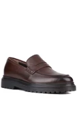 Shoetyle - Kahverengi Deri Erkek Klasik Ayakkabı 250-2371 - 2