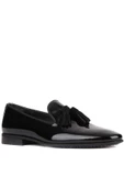 Shoetyle - Siyah Rugan Deri Erkek Klasik Ayakkabı 250-2351 - 2