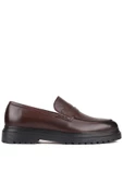 Shoetyle - Kahverengi Deri Erkek Klasik Ayakkabı 250-2371 - 1