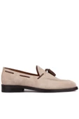 Shoetyle - Bej Süet Deri Püsküllü Erkek Klasik Ayakkabı 250-7951 thumbnail 1