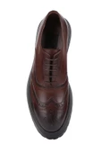 Shoetyle - Kahverengi Deri Bağcıklı Erkek Klasik Ayakkabı 250-400 - 5