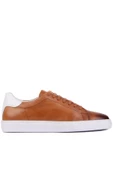 Shoetyle - Taba Deri Bağcıklı Erkek Günlük Ayakkabı 250-103 - 1