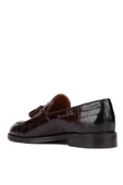 Shoetyle - Kahverengi Croco Deri Püsküllü Erkek Klasik Ayakkabı 250-7951 - 4