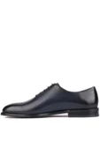 Shoetyle - Lacivert Deri Bağcıklı Erkek Klasik Ayakkabı 250-5001 thumbnail 3