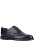 Shoetyle - Lacivert Deri Bağcıklı Erkek Klasik Ayakkabı 250-450 thumbnail 2