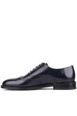 Shoetyle - Lacivert Açma Deri Bağcıklı Erkek Klasik Ayakkabı 250-450 - 3