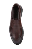Shoetyle - Kahverengi Deri Erkek Klasik Ayakkabı 250-2371 - 5