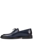 Shoetyle - Lacivert Deri Bağcıklı Erkek Klasik Ayakkabı 250-7511 thumbnail 3