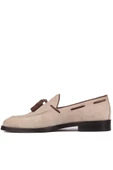 Shoetyle - Bej Süet Deri Püsküllü Erkek Klasik Ayakkabı 250-7951 thumbnail 4