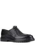 Shoetyle - Siyah Deri Bağcıklı Erkek Günlük Ayakkabı 250-1617 thumbnail 2