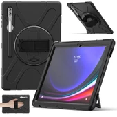 Tab S10 Ultra (X920) / S9 Ultra (X910) / Tab S8 Ultra Uyumlu Defender Zırhlı Tam koruma Silikon - 5