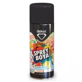 Sprey Boya Akrilik Efektli Parlak Siyah 400 ML - 1