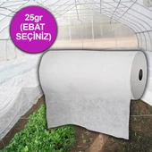 12,8x10 METRE 25gr AGRİL ISI DON ÖRTÜSÜ, ZİRAİ DON KIRAĞI ÖRTÜ KARPUZ ÇİLEK ÖRTÜSÜ, SERA TOPRAK ÖRTÜSÜ ELYAF BİTKİ KORUMA ÖRTÜSÜ thumbnail 1