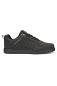 Luttoon 4189-24 Deri Anatomik Hafıza Taban Kadın Sneaker Siyah Füme - 1