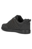 Luttoon 4189-24 Deri Anatomik Hafıza Taban Kadın Sneaker Siyah Füme - 3