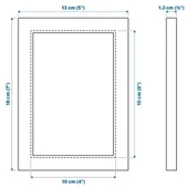 IKEA FISKBO DEKORATİF FOTOĞRAF ÇERÇEVE AÇIK MAVİ 10X15 - 4