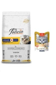 2 Kg Tavuklu Kısır Kedi Kuru Maması + Wanpy Karışık 8 Lezzetli Krema Kedi Ödülü 25*14 Gr - 1