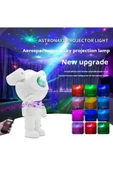 Mini Astronot Galaksi Işık Projektör Led Işıklı Gece Lambalı Yıldızlı Bluetooth Hoparlör Müzik Çalar - 3