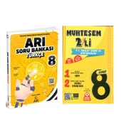 Arı 8.Sınıf Türkçe ve Örnek Akademi Muhteşem İkili İnkılap Seti 2 Kitap - 1
