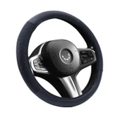 Oto Geçme Direksiyon Kılıfı Karbon Desenli Suni Deri Siyah Renk TEQ-010BK/BK - 1
