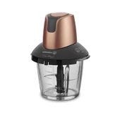 KORKMAZ PRO MAGIC 4 BIÇAKLI CAM DOĞRAYICI ROSEGOLD/SİYAH thumbnail 1