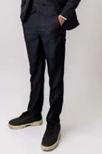 Erkek Çocuk Blazer Ceketli, Cepken Yelekli Siyah Takım Elbise 5-9 Yaş - 5
