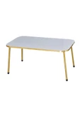 Orta Sehpa Efes Elips Metal Ayak Çift Gold - 4