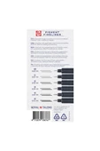 Talens Pigment Fineliner 6 Lı Kalem Seti Siyah Teknik Çizim Kalemleri - 3