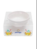 Petmagic Akrilik Beyaz Seramik Tekli Evcil Hayvan Kedi ve Mini Irk Köpek Mama Kabı-Kedili Kız - 2
