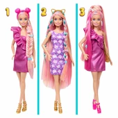 Barbie Upuzun Muhteşem Saçlı Bebekler Pembe Saçlı Bebek JDC85 thumbnail 2