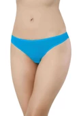 8 adet Süper Eko Set Likralı Kadın Slip Külot Siyah ve Mavi - 3