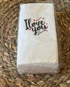 Konuşan Peçete (i love you) Tekli Paket thumbnail 1