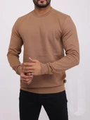 Troy Erkek Slim Fit Uzun Kol Sıfır Yaka Sweatshırt 6964 - 1