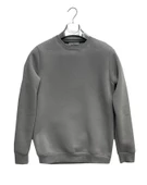 Baros Erkek Slim Fit Uzun Kol Sıfır Yaka Sweatshırt 6967 - 1