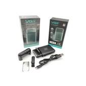 Sakal-Vücut Sıfır Sakal Yanak Şarjlı Islak ve Kuru Tıraş Makinesi V-390 - 1