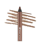 Flormar Extreme Tattoo Ekstra Kalıcı Işıltılı Jel Göz Kalemi 001 Glitzy Brown - 4