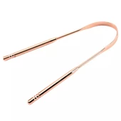 Hijyenik Dil Kazıyıcı Temizleme Dil Sıyırıcı Dil Temizleyici Bakır Hilal - 1